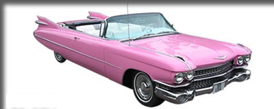 1959 Pink Cadillac Convertible